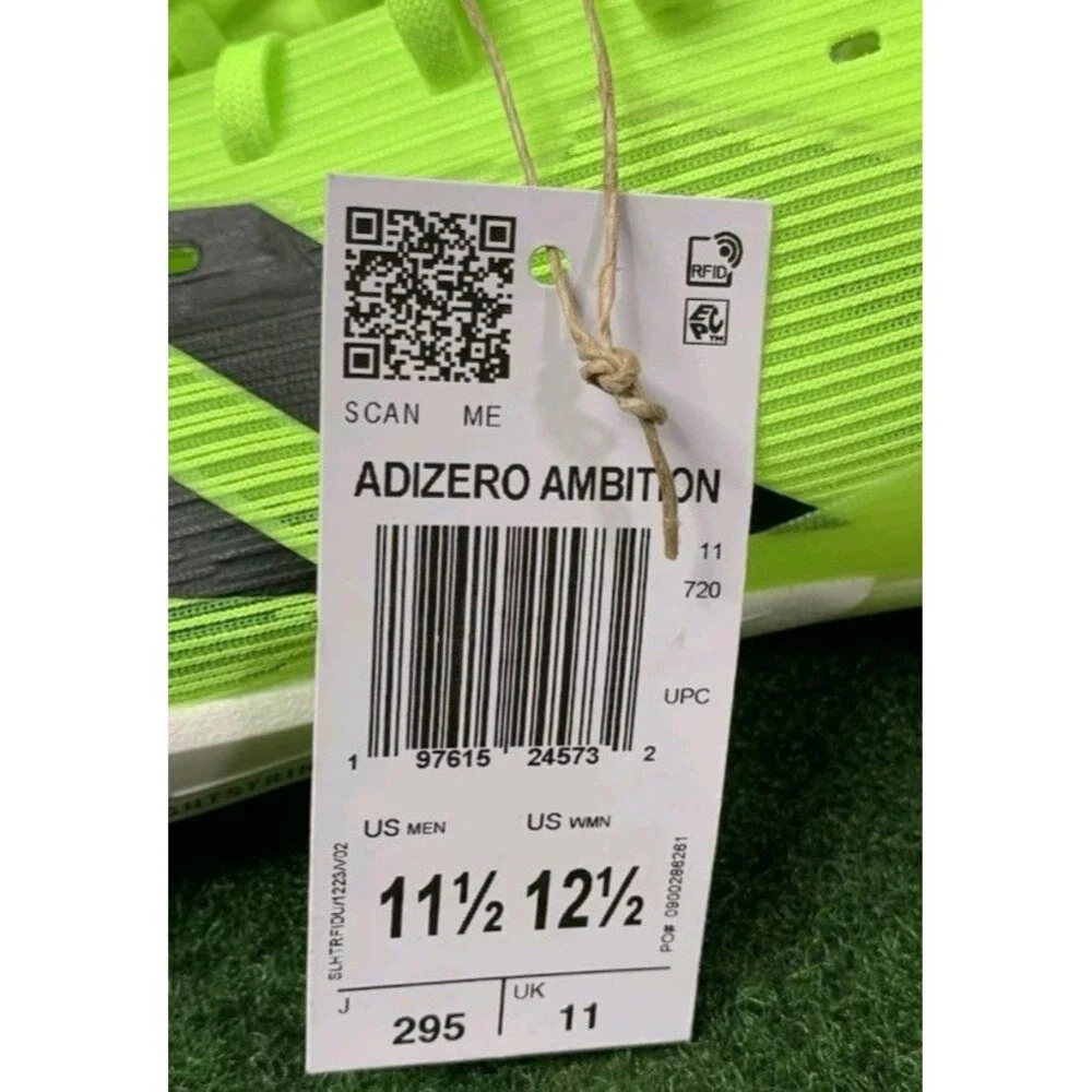 Adidas Adizero Ambition Lucid Lemon Track Spikes IH5798 Mens 11.5